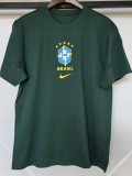 26-27 Brazil Green High Quality Casual T-Shirt