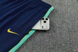 26-27 Brazil Lake blue Half Pull Tracksuit (半拉链)