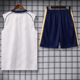 26-27 RMA White Tank top and shorts suit