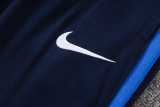 26-27 INT Fancy blue Half Pull Tracksuit #B26067(半拉链)