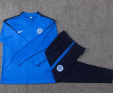 26-27 INT Fancy blue Half Pull Tracksuit #B26067(半拉链)