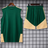 26-27 RMA Green Tank top and shorts suit