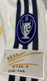 2001/02 RM Home White Long Sleeve Retro Jersey