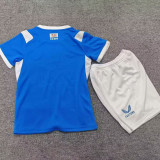 26-27 Cardiff City Home Kids Soccer Jersey