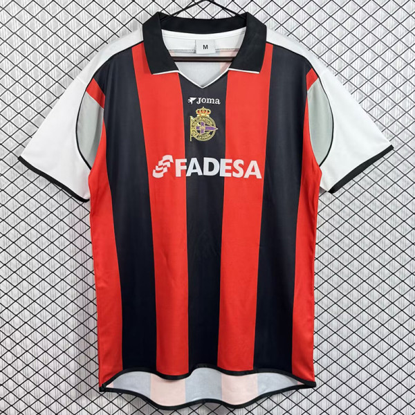 2001-2002 La Coruna Away Retro Soccer Jersey