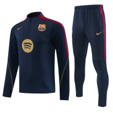 26-27 BAR Royal blue Half Pull Tracksuit (半拉链)