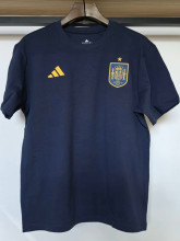26-27 Spain Royal blue High Quality Casual T-Shirt