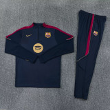 26-27 BAR Royal blue Half Pull Tracksuit (半拉链)