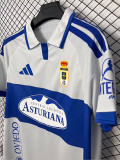 26-27 Real Oviedo Home Fans Soccer Jersey