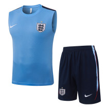 26-27 England Light blue Tank top and shorts suit #D26054
