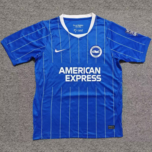 26-27 Brighton Home Fans Soccer Jersey