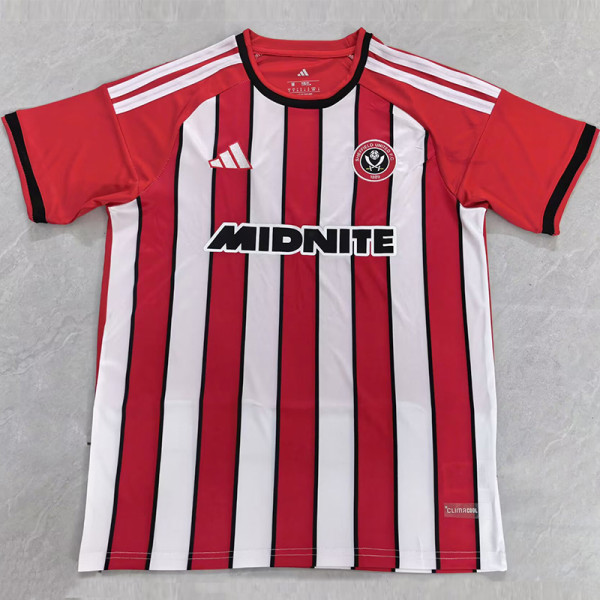 26-27 Sheffield United Home Fans Soccer Jersey