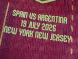 26-27 Spain Home Kids Player Version Soccer Jersey (球员童装)