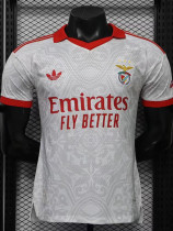 26-27 Benfica White Player Version Soccer Jersey