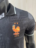 26-27 France Black Player Version Training shirts