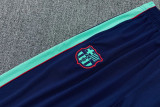 26-27 BAR Lake blue Half Pull Tracksuit (半拉链)