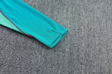 26-27 BAR Lake blue Half Pull Tracksuit (半拉链)
