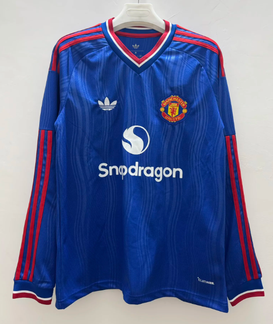 26/27 Manchester United away jersey long sleeved fan version