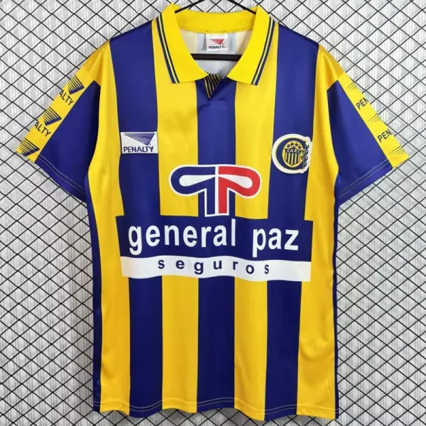 1993-1995 Rosario Central Home Retro Soccer Jersey