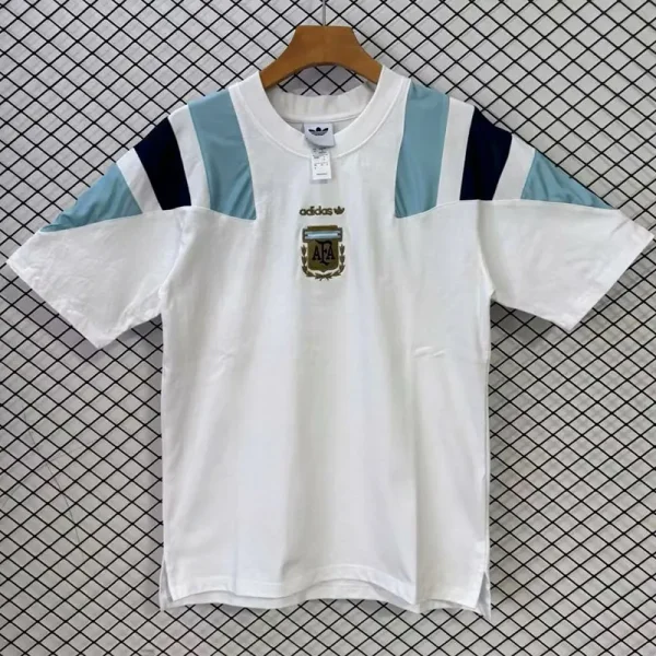 2026 Argentina White Casual High Quality T-Shirt