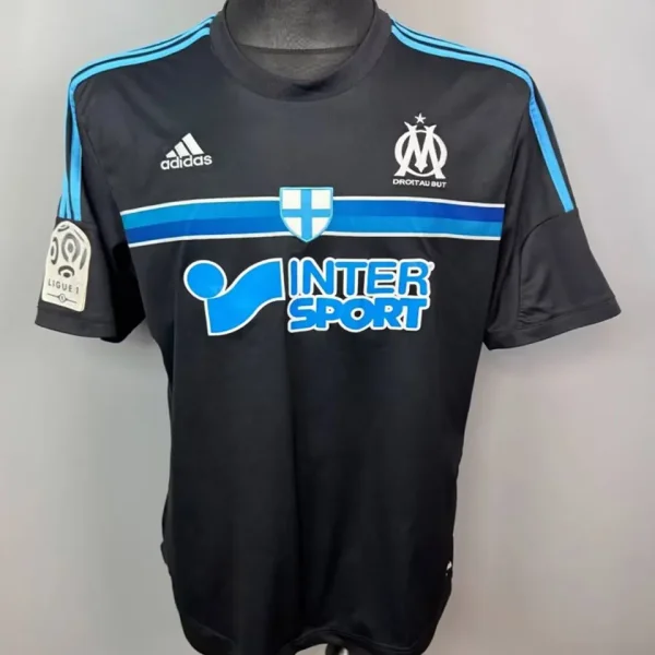 2014/2015 Marseille Third Black Retro Soccer Jersey