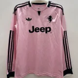2026/27 JUV Away Pink Fans Long Sleeve Soccer Jersey