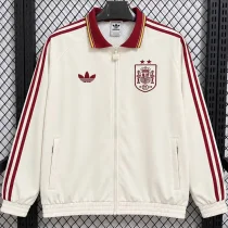 2026/27 Spain White Windbreaker 2 Stars 2星