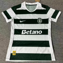 26-27 Sporting Lisbon Home Women Soccer Jersey 里斯本