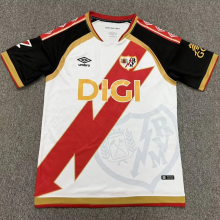 26-27 Rayo Vallecano Home White Fans Soccer Jersey