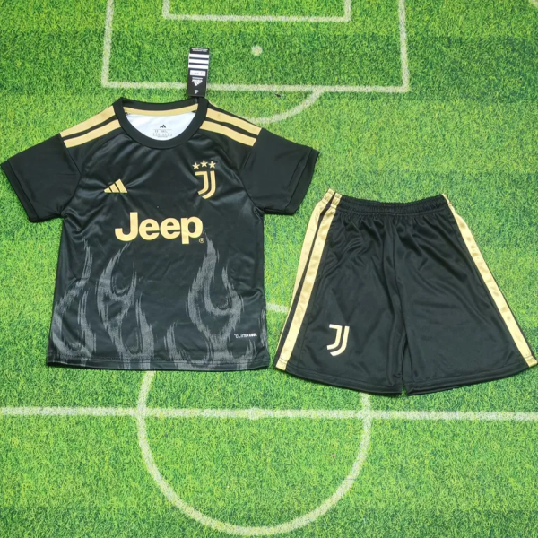 26-27 JUV Third Black Kids Soccer Jersey