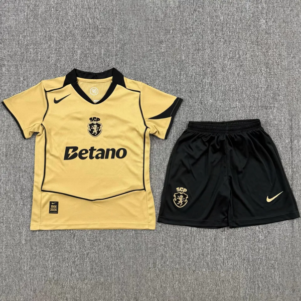 26-27 Sporting Lisbon Away Kids Soccer Jersey 里斯本
