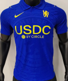26-27 CFC Home Blue Player Version Soccer Jersey 带胸前广告