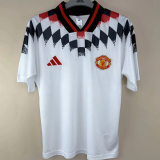 26-27 M Utd Retro Style Black Fans Soccer Jersey