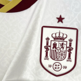 26-27 LAMINE YAMAL #19 Spain 1:1 Away Fans Soccer Jersey （Embroidery Font 刺绣字体 ）