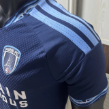 26-27 Paris FC Home Player Version Soccer Jersey