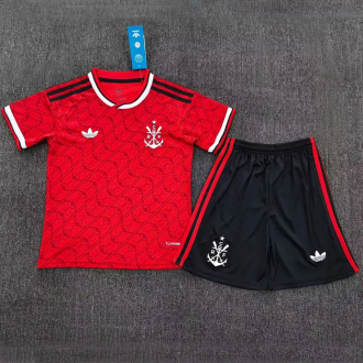 26-27 Flamengo Third Red Kids Soccer Jersey
