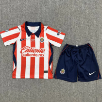 26-27 Chivas Home Kids Soccer Jersey