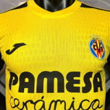26-27 Villarreal Home Yellow Player Version Soccer Jersey
