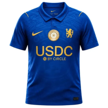 26-27 CFC 1:1 Quality Home Blue Fans Soccer Jersey 带胸前广告