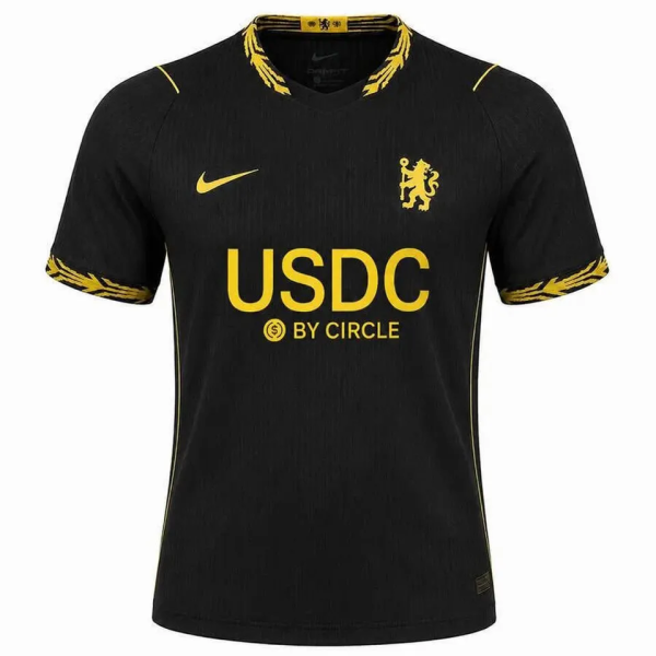 26-27 CFC 1:1 Quality Away Black Fans Soccer Jersey 带胸前广告