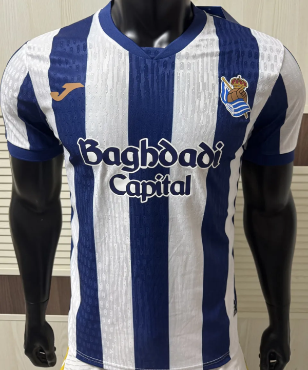 26-27 Real Sociedad Home Player Version Soccer Jersey