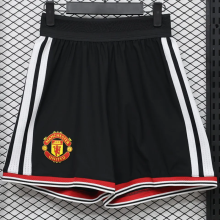 26-27 M Utd Home Black Player Version Shorts Pants 球员版