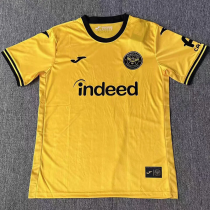 26-27 Brentford Away Yellow Fans Soccer Jersey