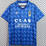 1989/1990 Real Oviedo Home Blue Retro Soccer Jersey