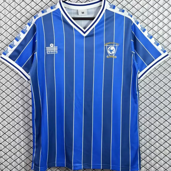 1985/1987 Cardiff City Home Blue Retro Soccer Jersey