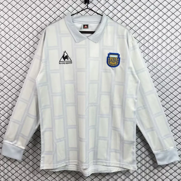 1986 Argentina GK Retro Long Sleeve Soccer Jersey