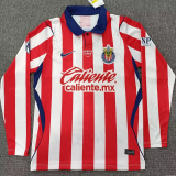 26-27 Chivas Home Fans Long Sleeve Soccer Jersey