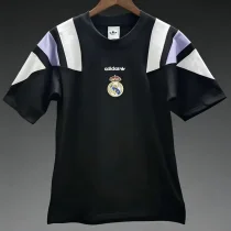 2026/27 RM Black Cotton Retro Style T-shirt 棉T