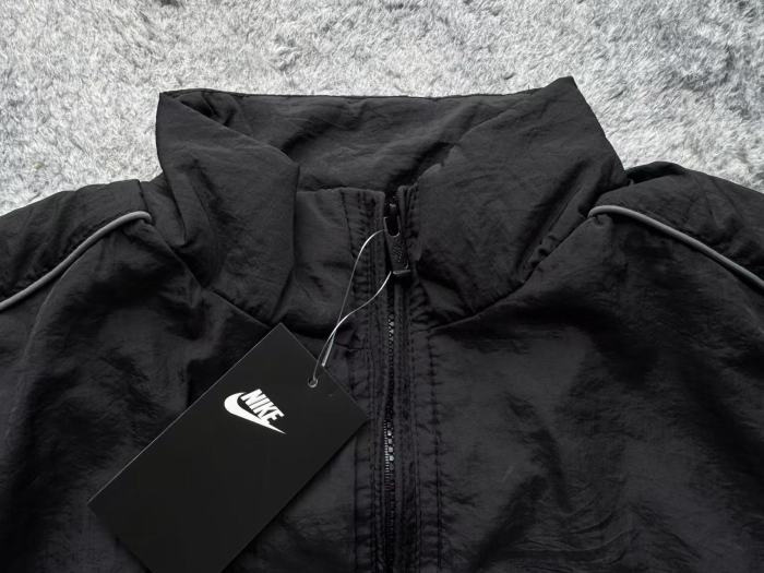 Nike two-color reflective collar coat windbreaker jacket coat!