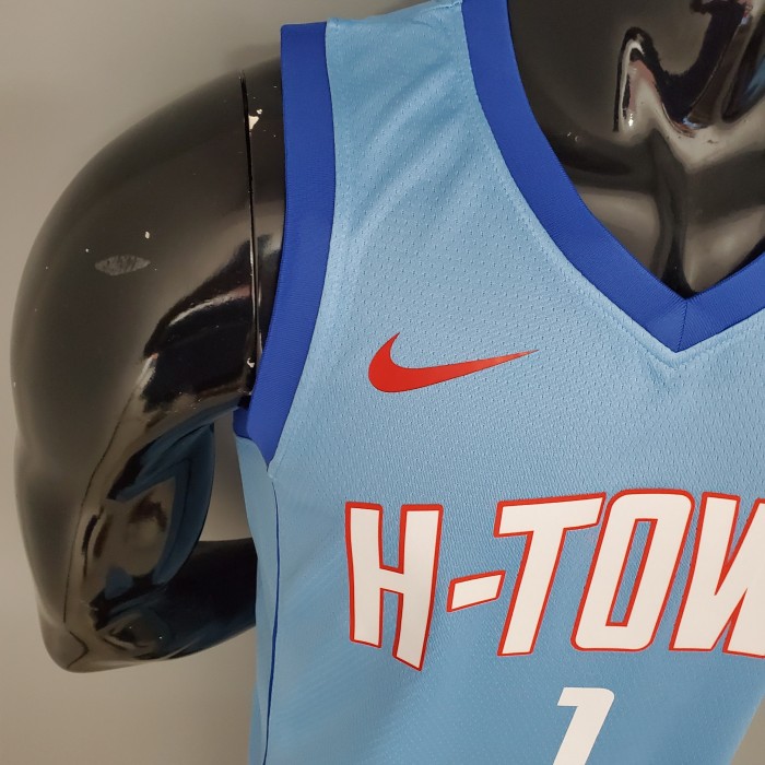 Tracy McGrady Houston Rockets City Edition Swingman Jersey Blue